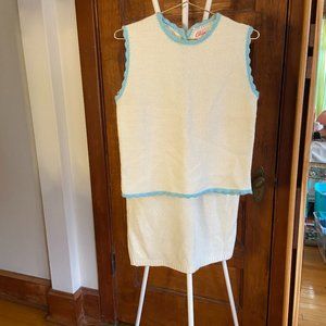 Vintage Sweater and Skirt Knit Set